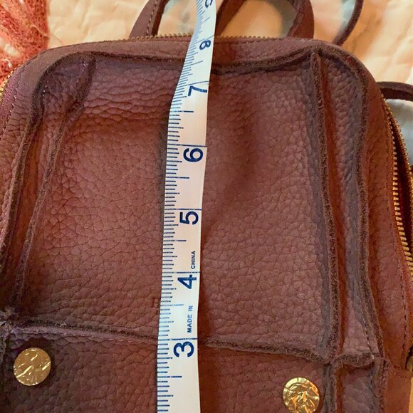 Hammitt Brown Backpack with Gold Accents - Picture 3 of 8